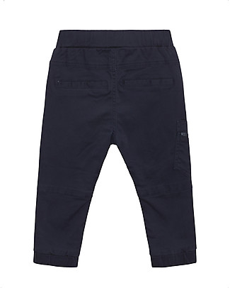 Hust&Claire Tommy Trousers - Grey - Elasticated Organic Cotton Trousers