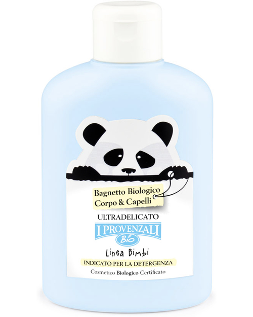 I Provenzali Organic Baby Bath for Skin & Hair - Ultra sensitive and No SLS, SLES, Parabens and OGM Baby Bath Wash and shampoo