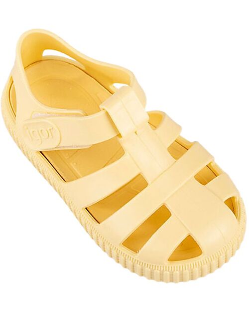 Igor Nico Velcro Sandals - Vanilla - Reinforced sole - Made in Spain Sandals