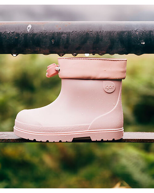 Igor Rain Boot Mendi - Pink - Barefoot Concept Wellies