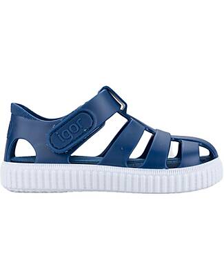 Igor Velcro Sandals - Nico - Marine - Reinforced sole - Made in Spain Sandals