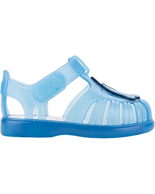 Igor Velcro Sandals - Tobby - Solid - Light Blue - Flexible and Resistant Sandals