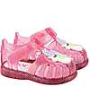 Igor Velcro Sandals - Tobby - Solid - Unicorn - Glitter Fucsia - Flexible and Resistant Sandals