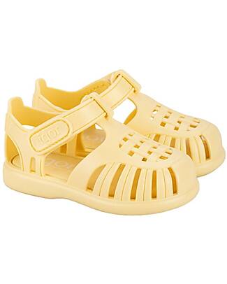 Igor Velcro Sandals - Tobby - Solid - Vanilla - Flexible and Resistant - Made in Spain Sandals