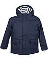 Igor Waterproof Coat Euri- Navy Blue - With Zipper and Velcro Fastening Strap Waterproof