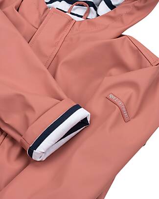 Igor Waterproof Coat Euri -Old Pink - With Zipper and Velcro Fastening Strap Waterproof