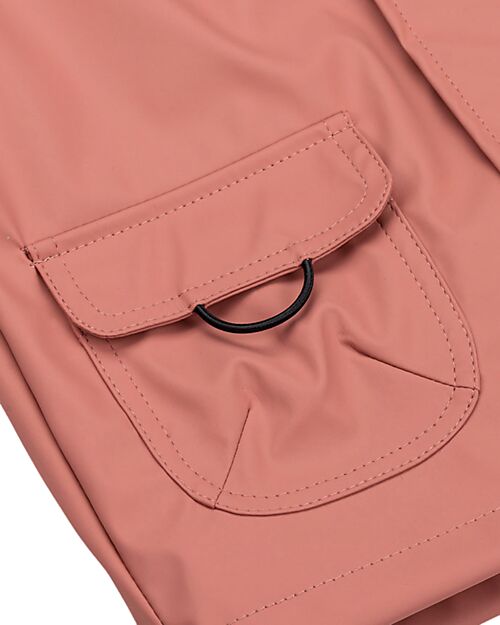 Igor Waterproof Coat Euri -Old Pink - With Zipper and Velcro Fastening Strap Waterproof