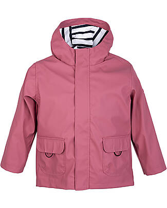Igor Waterproof Coat Euri- Raspberry - With Zipper and Velcro Fastening Strap Waterproof