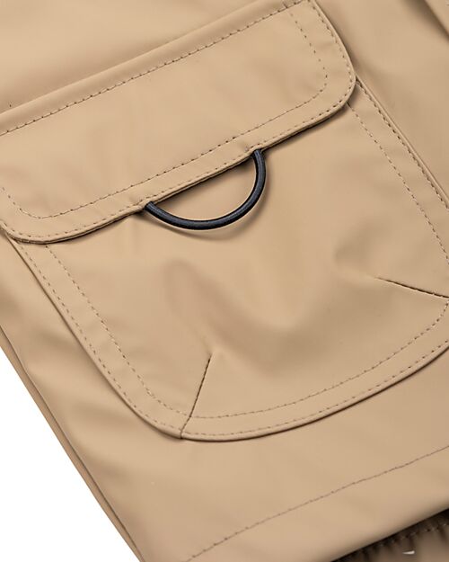 Igor Waterproof Coat Euri - Taupe - With Zipper and Velcro Fastening Strap Waterproof