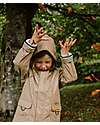 Igor Waterproof Coat Euri - Taupe - With Zipper and Velcro Fastening Strap Waterproof