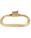 Ikonic Toys Wooden Race Track - Compatible with other brands’ tracks! Wooden Toy Cars, Trains & Trucks