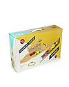Ikonic Toys Wooden Race Track - Compatible with other brands’ tracks! Wooden Toy Cars, Trains & Trucks