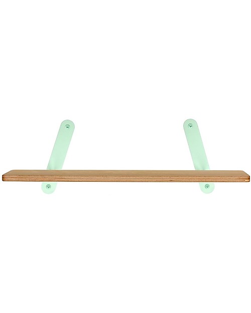 In2Wood Wooden Shelf - Mint - 60 x 15 x 1,5 cm - Useful and Original! Shelves