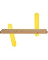 In2Wood Wooden Shelf - Yellow - 36 x 18 x 1,5 cm - Useful and Original! Shelves
