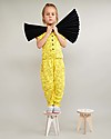 Indikidual Fugu, Banan Print Jumpsuit, Yellow - 100% organic cotton Babygrows