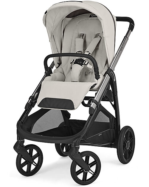 Inglesina Aptica Stroller - Litio Black - Opal Ivory Pushchairs