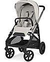 Inglesina Aptica Stroller - Litio Black - Opal Ivory Pushchairs