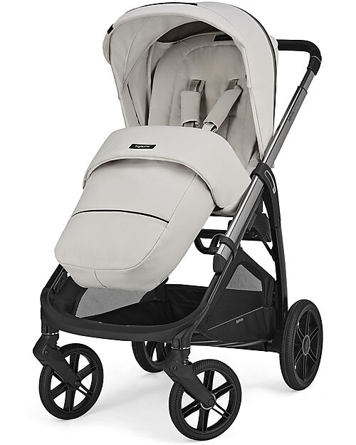 Inglesina Aptica Stroller - Litio Black - Opal Ivory Pushchairs