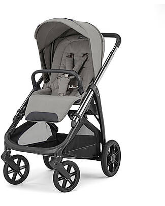 Inglesina Aptica Stroller - Litio Black - Platinum Grey Pushchairs