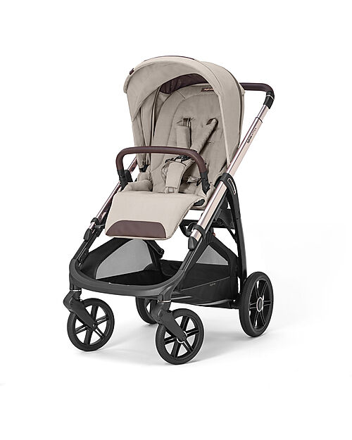 Inglesina Aptica Stroller - Palladio Black - Pashmina Beige Pushchairs