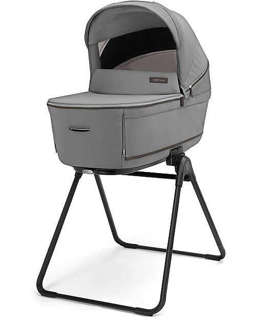 Inglesina Aptica System Duo - Crystal Grey - All Season Seat + Open Up Cot Pushchairs