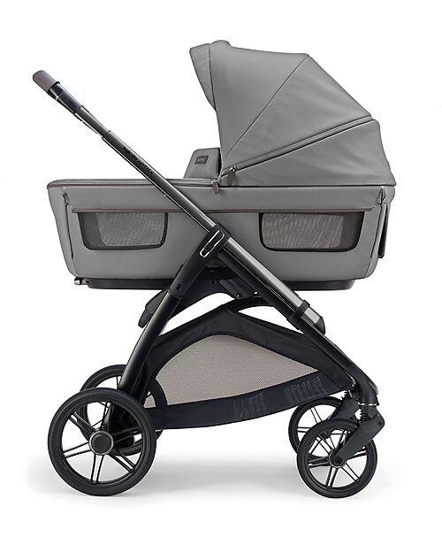 Inglesina Aptica System Duo - Crystal Grey - All Season Seat + Open Up Cot Pushchairs