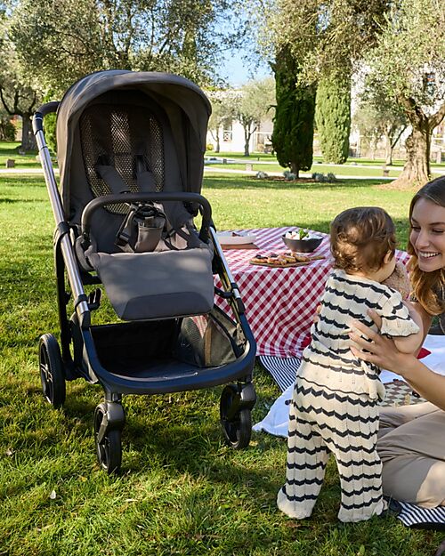 Inglesina Aptica System Duo - Essence Mokka - All Season Seat + Open Up Cot Pushchairs