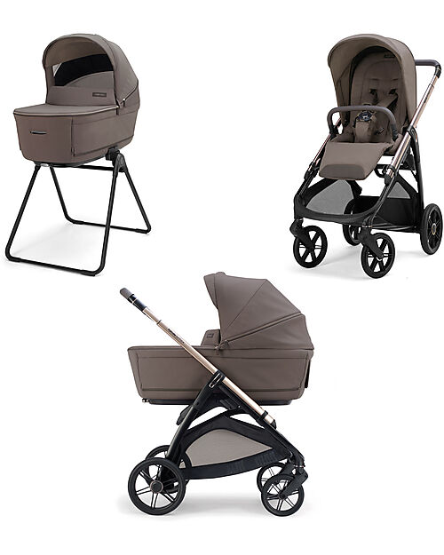Inglesina Aptica System Duo Essence Mokka + Palladio Frame Trio and Duo Strollers