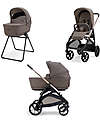Inglesina Aptica System Duo Essence Mokka + Palladio Frame Trio and Duo Strollers