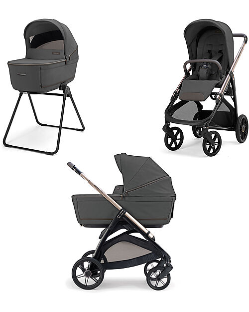 Inglesina Aptica System Duo Marble Grey + Palladio Frame Trio and Duo Strollers