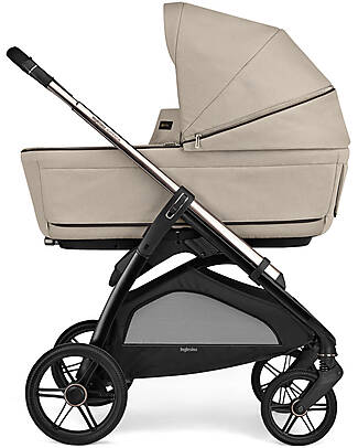 Inglesina Aptica System Duo - Pashmina Beige - All Season Seat + Open Up Cot Trio and Duo Strollers