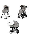 Inglesina Aptica System Duo - Platinum Grey - Stroller + Standup Cradle Trio and Duo Strollers