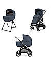 Inglesina Aptica System Duo - Resort Blue - Stroller + Standup Cradle Trio and Duo Strollers