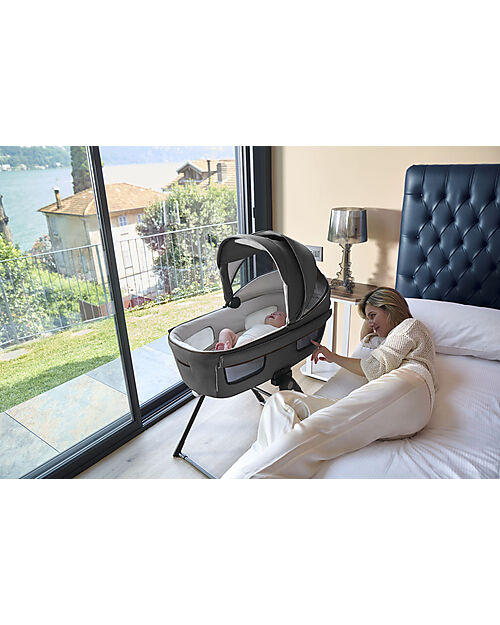 Inglesina Aptica System Duo - Velvet Grey - Stroller + Standup Cradle Trio and Duo Strollers