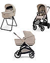 Inglesina Aptica System Duo Vicuna Beige + Palladio Frame Trio and Duo Strollers
