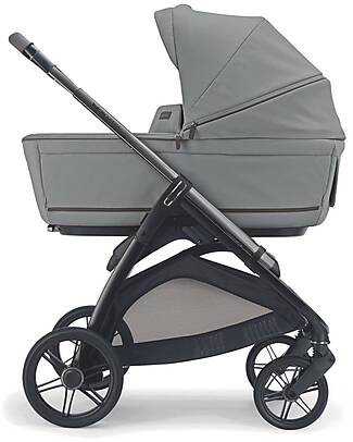 Inglesina Aptica System Quattro - Crystal Grey - All Season Seat + Open Up Cot + Standup + Darwin Car Seat Pushchairs