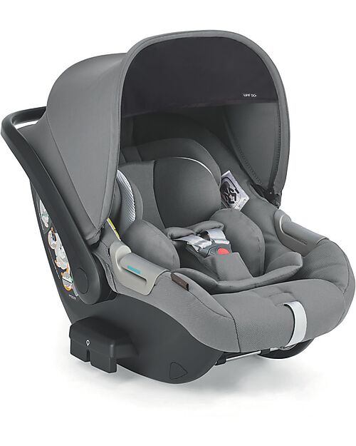 Inglesina Aptica System Quattro - Crystal Grey - All Season Seat + Open Up Cot + Standup + Darwin Car Seat Pushchairs