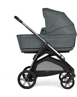 Inglesina Aptica System Quattro - Emerald Green - All Season Seat + Open Up Cot + Standup + Darwin Car Seat Trio and Duo Strollers