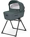 Inglesina Aptica System Quattro - Emerald Green - Stroller + Standup Cradle + Darwin Car Seat Trio and Duo Strollers