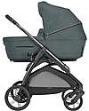 Inglesina Aptica System Quattro - Emerald Green - Stroller + Standup Cradle + Darwin Recline Car Seat Trio and Duo Strollers
