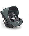 Inglesina Aptica System Quattro - Emerald Green - Stroller + Standup Cradle + Darwin Recline Car Seat Trio and Duo Strollers