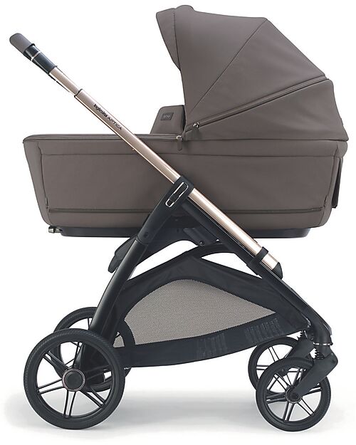 Inglesina Aptica System Quattro - Essence Mokka - All Season Seat + Open Up Cot + Standup + Darwin Car Seat Pushchairs