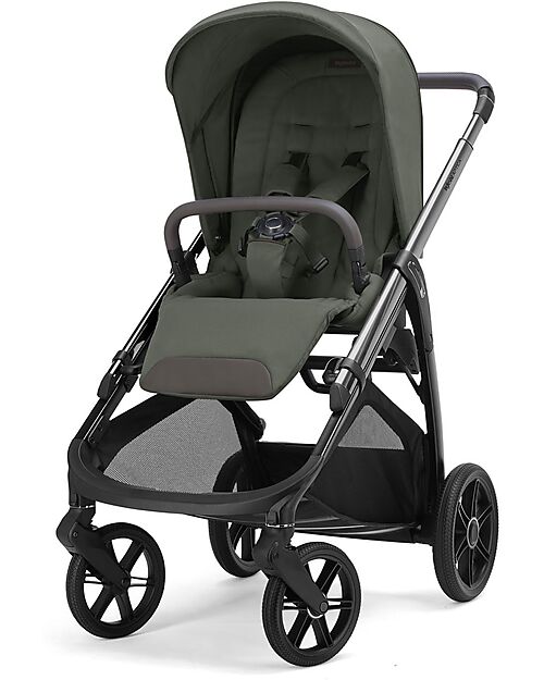 Inglesina Aptica System Quattro - Ivy Green - All Season Seat + Open Up Cot + Standup + Darwin Car Seat Pushchairs