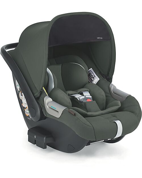 Inglesina Aptica System Quattro - Ivy Green - All Season Seat + Open Up Cot + Standup + Darwin Car Seat Pushchairs