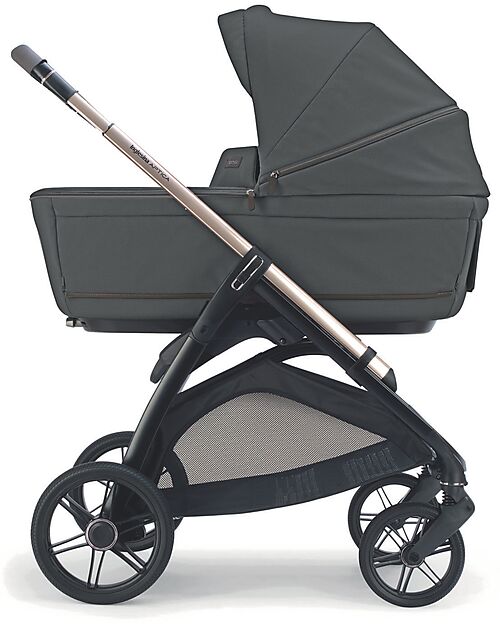 Inglesina Aptica System Quattro -Marble Grey - All Season Seat + Open Up Cot + Standup + Darwin Car Seat Pushchairs