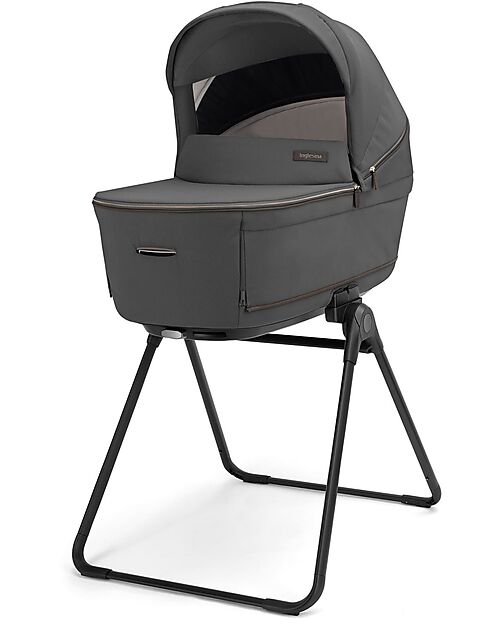 Inglesina Aptica System Quattro -Marble Grey - All Season Seat + Open Up Cot + Standup + Darwin Car Seat Pushchairs