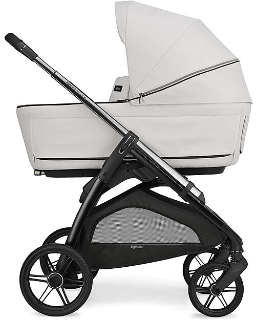 Inglesina Aptica System Quattro - Opal Ivory - All Season Seat + Open Up Cot + Standup + Darwin Car Seat Trio and Duo Strollers