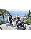 Inglesina Aptica System Quattro - Opal Ivory - Stroller + Standup Cradle + Darwin Recline Car Seat Trio and Duo Strollers