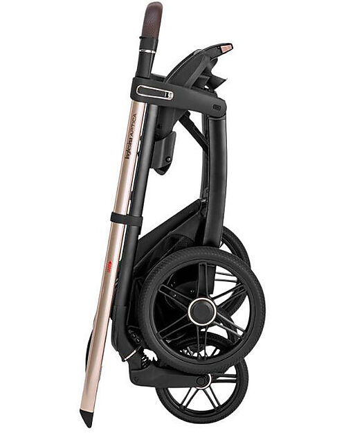 Inglesina Aptica System Quattro - Pashmina Beige - Stroller + Standup Cradle + Darwin Recline Car Seat Trio and Duo Strollers