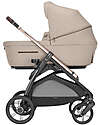 Inglesina Aptica System Quattro - Pashmina Beige - Stroller + Standup Cradle + Darwin Recline Car Seat Trio and Duo Strollers